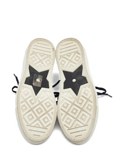 Pre-owned Dior Oblique-canvas Sneakers In Blue
