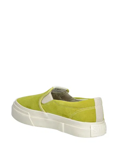 Stepney Workers Club Logo-patch Slip-on Sneakers In Green