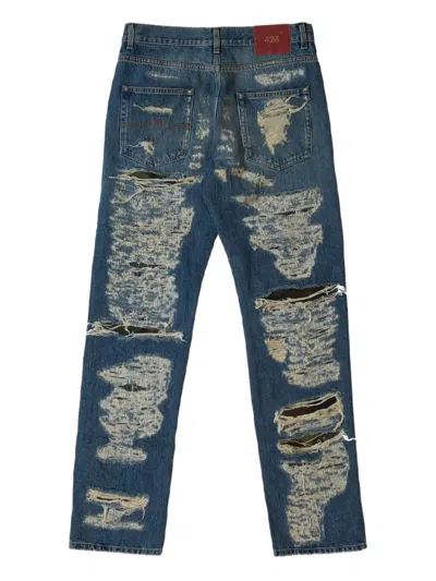 424 Big Daddy "blue" Jeans In Blue