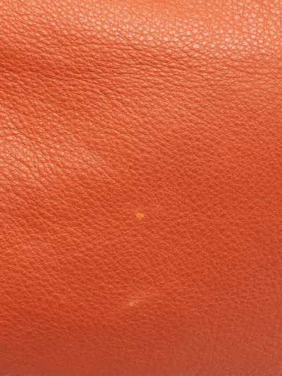 Pre-owned Michael Kors Vintage  Leather Tote Bag In Orange