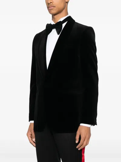 Fursac Single-breasted Blazer In Black