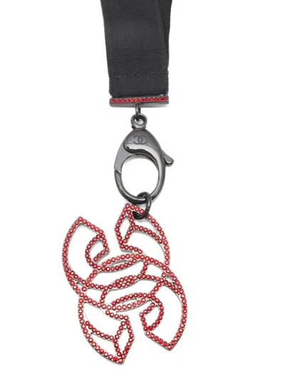 Pre-owned Chanel Cc-pendant Necklace In Black