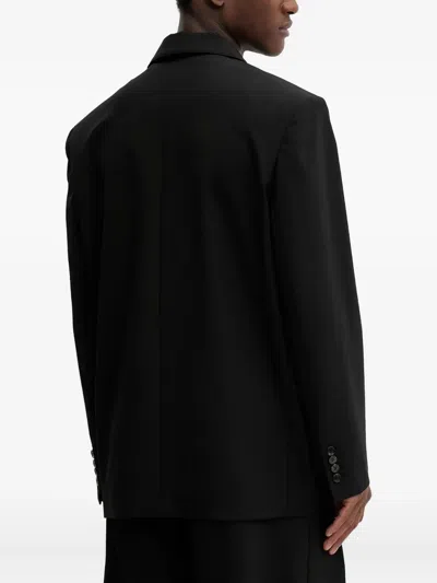 Nanushka Double-breasted Patch-pocket Blazer In Multi