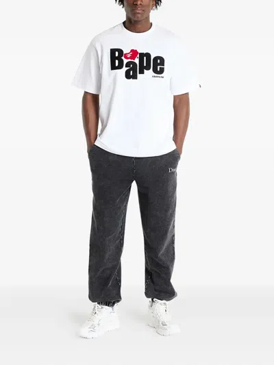 Dime Cotton Track Pants In Black
