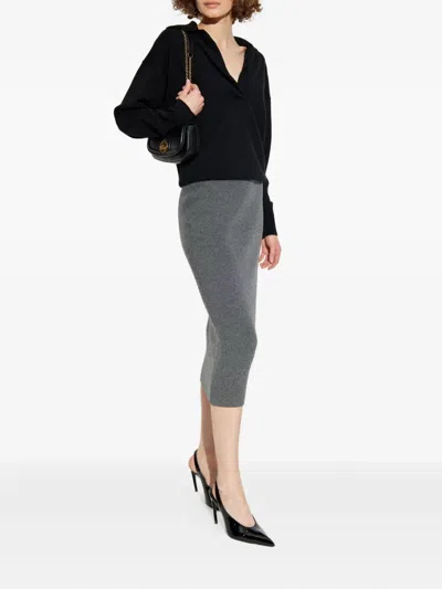 Tom Ford Poor Shirt In Cashmere In Black
