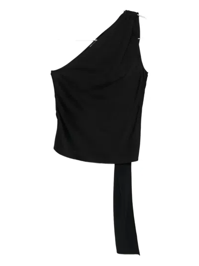 Tom Ford One-shoulder Top In Black