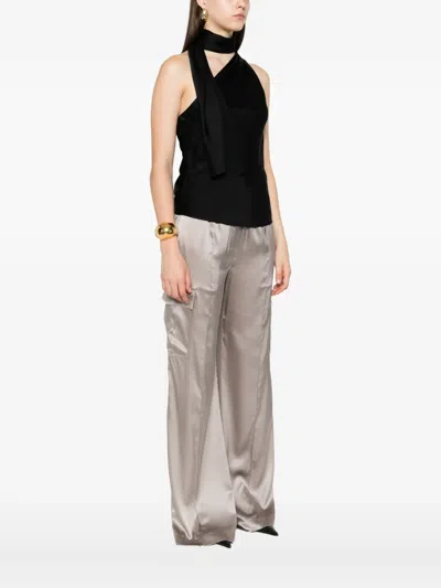 Tom Ford One-shoulder Top In Black