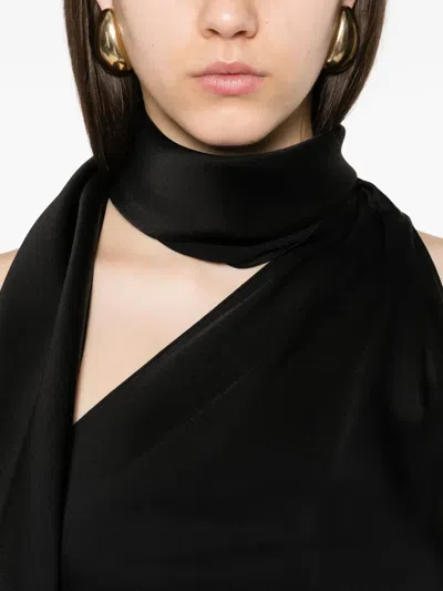 Tom Ford One-shoulder Top In Black
