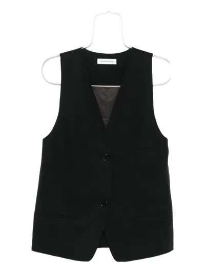 The Frankie Shop Melrose Waistcoat In Black