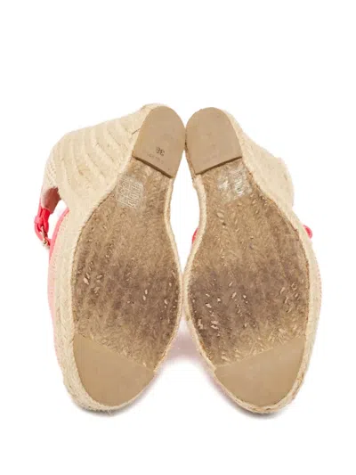 Pre-owned Stella Mccartney 110mm Wedge-heel Espadrilles