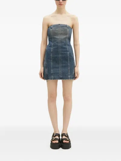 Ksubi Blue Avenue Dress Sandstorm Minidress In Blue