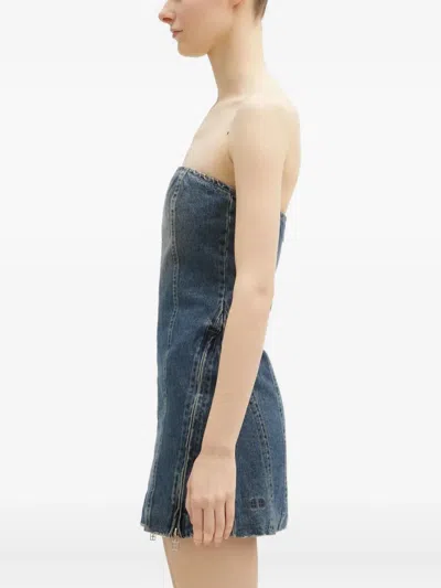 Ksubi Blue Avenue Dress Sandstorm Minidress In Blue