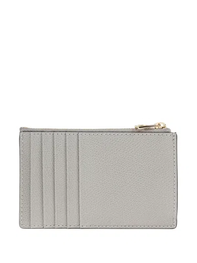 Furla Zip-top Cardholder In Gray