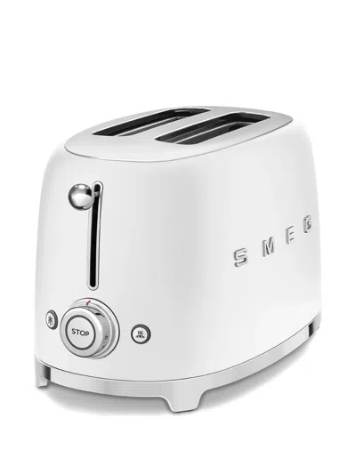 Smeg Steel Toaster In White
