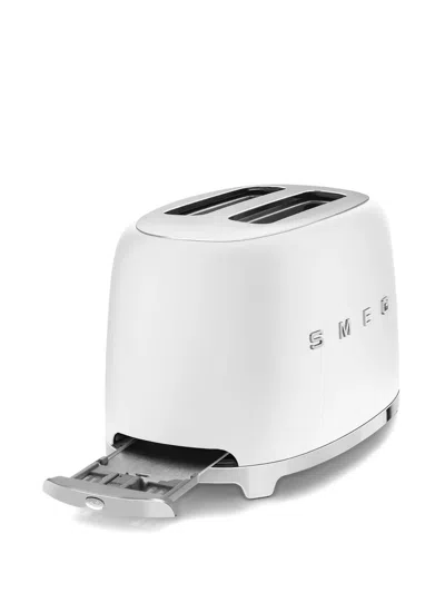 Smeg Steel Toaster In White