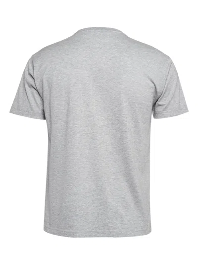 Pre-owned Burberry Logo-print Cotton T-shirt In Gray