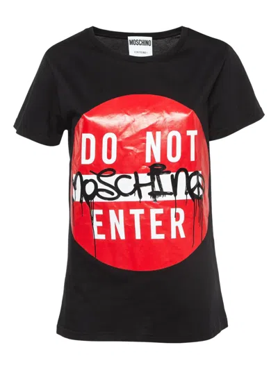 Pre-owned Moschino Do Not Enter T-shirt