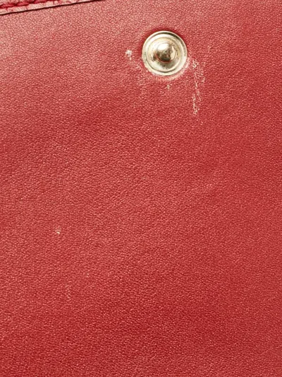Pre-owned Gucci Leather Microssima-pattern Wallet