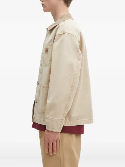 A Bathing Ape Corduroy-collar Jacket In Neutral