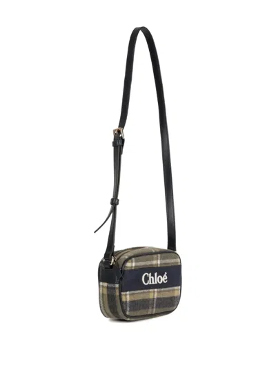Chloé Plaid Crossbody Bag