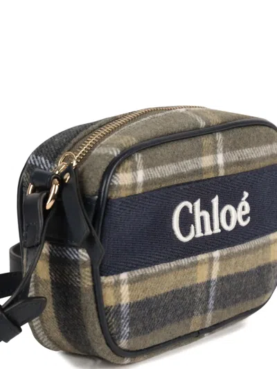 Chloé Plaid Crossbody Bag
