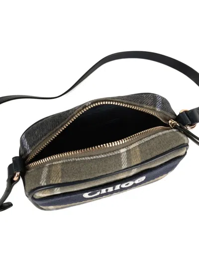 Chloé Plaid Crossbody Bag