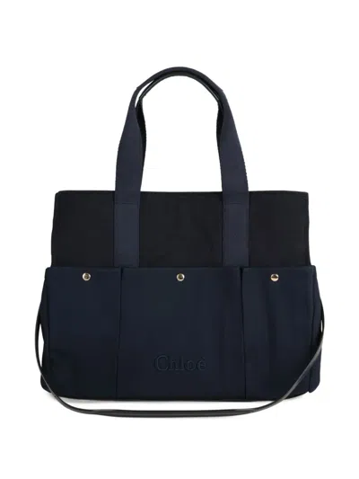 Chloé Logo-embroidered Changing Bag