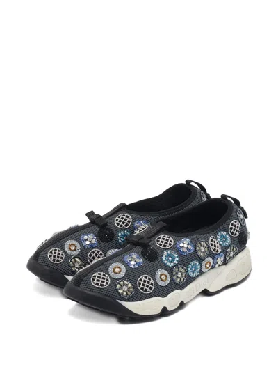 Pre-owned Dior 2014 Fusion Sneakers In Gray