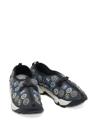 Pre-owned Dior 2014 Fusion Sneakers In Gray