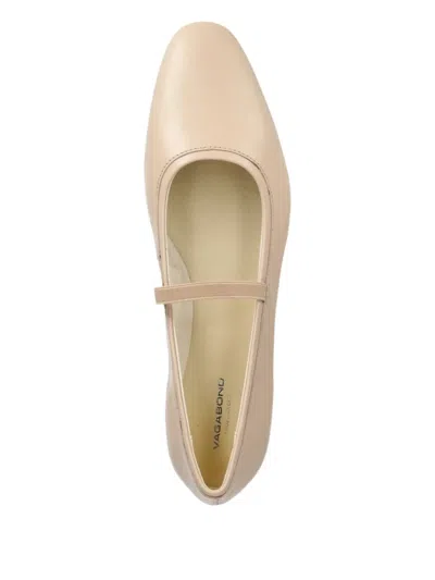 Vagabond Sibel Ballet Flats In Gold