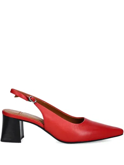 Vagabond 58mm Altea Slingback Block-heel Pumps In Red