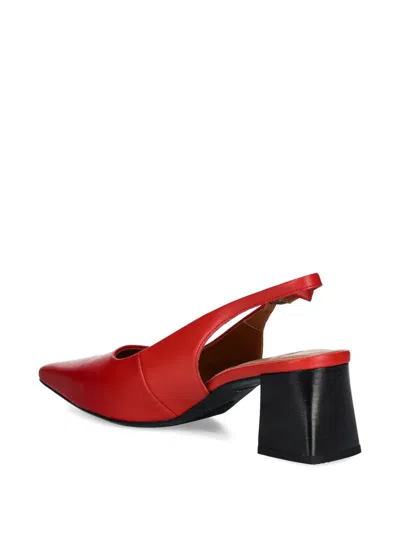 Vagabond 58mm Altea Slingback Block-heel Pumps In Red