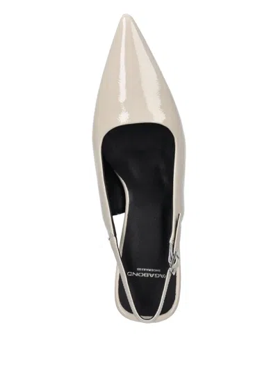 Vagabond 47mm Lykke Slingback Pointed-toe Pumps In Neutral