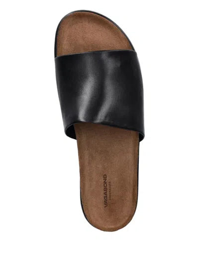 Vagabond Effie Leather Open-toe Sandals In Black