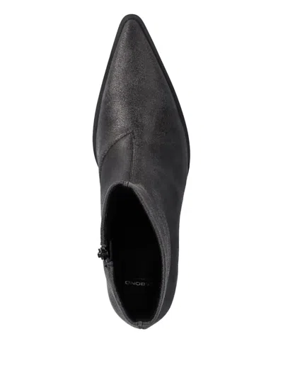 Vagabond 40mm Cassie Pointed-toe Zip Boots In Black