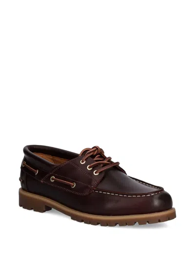 Vagabond Joslyn Leather Boat Shoes In Brown