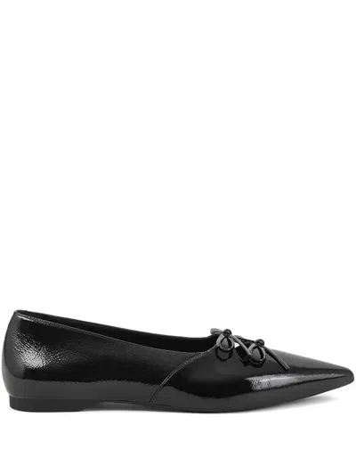Vagabond Hermine Pointed-toe Ballet Flats In Black