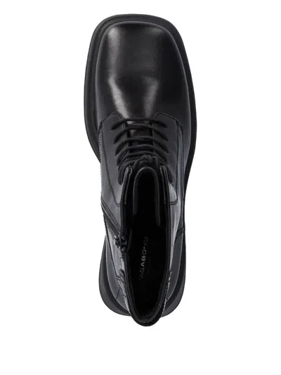 Vagabond Dorah Lace-up Block-heel Boots In Black