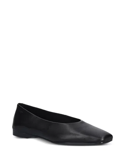 Vagabond Delia Square-toe Ballet Flats In Black
