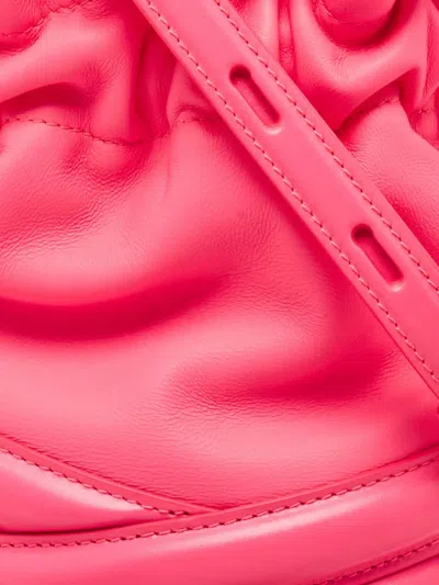 Pre-owned Alexander Mcqueen The Curve Bucket Bag In Pink
