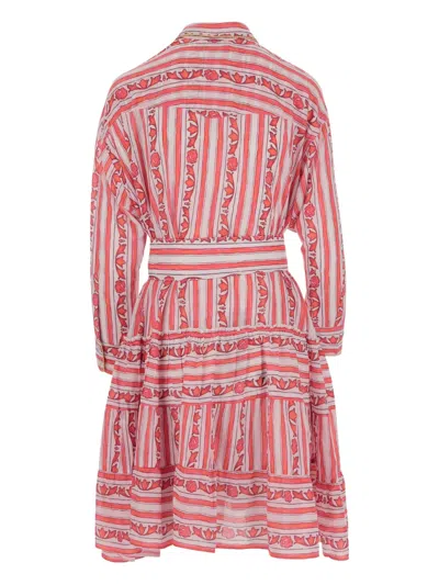 Pep's Striped-pattern Midi Dress
