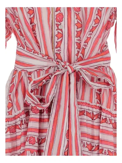 Pep's Striped-pattern Midi Dress