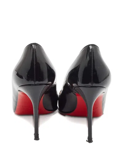Pre-owned Christian Louboutin 100mm Patent-leather Pumps In Black