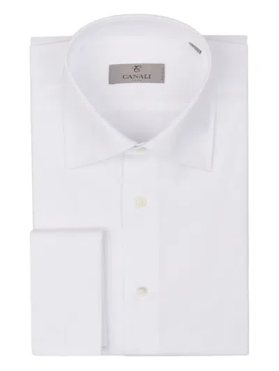Canali Cotton Shirt In White