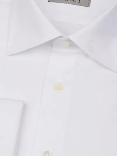 Canali Cotton Shirt In White
