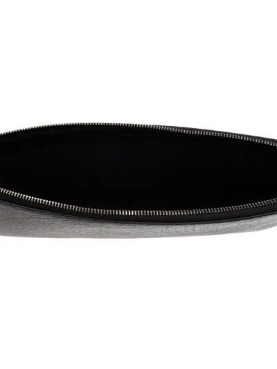 Rick Owens Zip-fastening Leather Wallet In Black