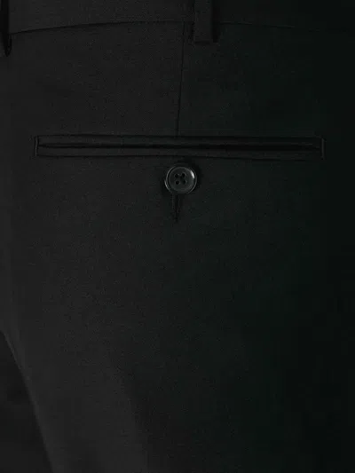 Scabal® Scabal Formal Wool Trousers In Black