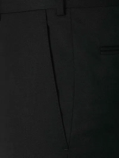 Scabal® Scabal Formal Wool Trousers In Black