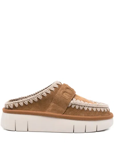 Mou Bounce Double-face Sheepskin Clog
