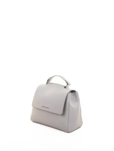 Orciani Sveva Soft S Leather Shoulder Bag With Shoulder Strap Clay